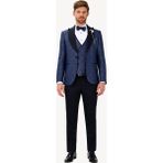 Erkek Lacivert Erkek Laci Mavi Kırlangıç Yaka Slim Fit Damatlık - 48 / 6 - 6 Drop
