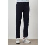 Erkek Lacivert Pamuk 5 Cep Slim Fit Jean Kot Pantolon