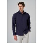 Erkek Lacivert Pamuk Trend Dynamic Fit Italyan Yaka Gömlek - 2XL