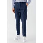 Erkek Lacivert Pamuk Yan Cep Dynamic Fit Chino Pantolon