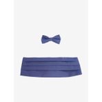 Erkek Lacivert Papyon-Kuşak Set