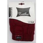 Erkek Lacivert Penye Düğmeli Boxer 3'lü Paket