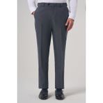 Erkek Lacivert Poliviskon Trend Desenli Dynamic Fit Pantolon
