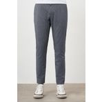 Erkek Lacivert Poliviskon Trend Pileli Slim Fit Spor Pantolon