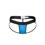 Erkek Lacivert Polyamid Destekli Fantezi String Tanga 1219