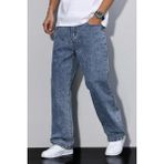 Erkek Lacivert Rahat Kesim Baggy Pantolon - 36