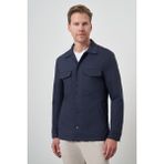 Erkek Lacivert Worker Gömlek Ceket - XL