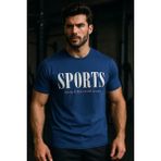 Erkek Lacivet Basic T-Shirt Baskılı Slim Fit %100 Pamuk Tişört - 0 Siyah - 2XL