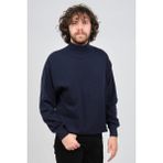 Erkek Lambswool Yarım Balıkçı Kazak 0593161 Lacivert - XL