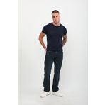 Erkek Likralı Regular Fit Haki Jean Pantolon