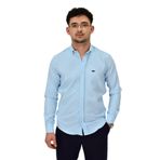 Erkek Likralı Spor Silim Fit Gömlek BGL-ST04327 BUZ.MAVİ M