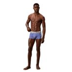 Erkek Logo Etiketli Elastik Bel Bantlı Mavi Boxer LV00NB4127-2PK