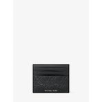 Erkek Logolu Deri Kart Bölmeli Günlük Kullanım Siyah Cüzdan 39R6SHDD2L-BLACK