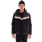 Erkek Logolu Kapüşonlu Uzun Kollu Günlük Kullanım Siyah Sweatshirt 50501673-001