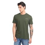 Erkek Logolu Kısa Kollu Pamuklu Yeşil T-Shirt K10K109894-MRZ