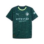 Erkek Manchester City FC 2025/26 Replica Dördüncü Futbol Forması - Yeşil Arazi, Yeşil Arazi, M