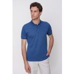 Erkek Marine Basic Polo Yaka Dynamic Fit T-Shirt