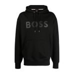 Erkek Marka Logo Detaylı Regular Fit Uzun Kollu Siyah Sweatshirt 50496661-002