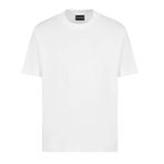 Erkek Marka Logolu Basic Bisiklet Yaka Kısa Kollu Beyaz T-Shirt 6D1TQ7 1JOCZ-01C7