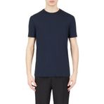 Erkek Marka Logolu Basic Bisiklet Yaka Kısa Kollu Lacivert T-Shirt 8N1T8V 1JQ2Z-0922