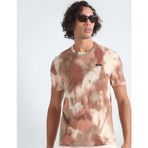 Erkek Marka Logolu Pamuklu Normal Kalıp Günlük Bej T-Shirt K10K112759-0F6