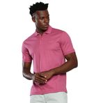 Erkek Marka Logolu Polo Yakalı Organik Pamuklu Fuşya Polo Yaka T-Shirt K10K111657-VUX