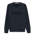 Erkek Marka Logolu Uzun Kollu Bisiklet Yaka Günlük Lacivert Sweatshirt 50524360-404