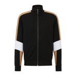 Erkek Marka Logolu Uzun Kollu Cepli Fermuar Kapamalı Siyah Sweatshirt 50512683-001