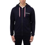 Erkek Marka Logolu Uzun Kollu Rahat Mavi Sweatshirt MW0MW33658-DW5