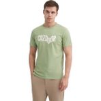 Erkek Marka Yazılı T-Shirt - Haki - XL