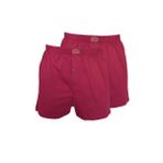 Erkek Mavi 2 Li Paket Geniş Kalıp %100 Pamuk Boxer 024