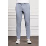 Erkek Mavi Poliviskon Trend İpli Jogger Slim Fit Dar Kesim Spor Pantolon