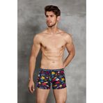 Erkek Metalik Boğa Desen Boxer 1849