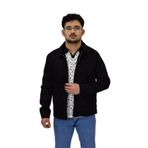 Erkek Mevsimlik Süet Spor Mont 8073 BGL-ST04510 SİYAH M