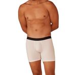 Erkek Mikro Modal Boxer Külot - Nem Emici, Ultra Yumuşak, Nefes Alabilir ve Rahat (200, bej, 2XL)