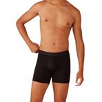 Erkek Mikro Modal Boxer Külot - Nem Emici, Ultra Yumuşak, Nefes Alabilir ve Rahat (200, siyah, 2XL)