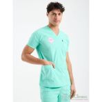 Erkek Mint Yeşil Renk Hastane Forması - Mint Yeşili - XL