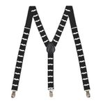 Erkek moda İngiliz tarzı jartiyer klip elastik perdeli jartiyer Güçlü klip jartiyer retro elbise jartiyer, 1-12 cm, One Size