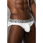 Erkek Modal Beyaz Torbalı Mini Paça Boxer Slip C8T8N7O1 - XL