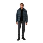Erkek Mont Petrol Termo Dolumlu Two Tone Rüzgar ve Su İtici Slim Fit Mont NCS JEANS 4990 PETROL 2XL