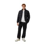 Erkek Mont Şişme Siyah Termo Dolumlu Two Tone Rüzgar ve Su İtici Slim Fit NCS JEANS 4990 SİYAH S
