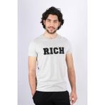 Erkek Nakış Baskılı T-Shirt - 0 Siyah - M