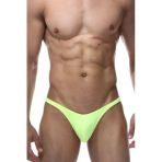 Erkek Neon Sarı Pamuklu Klasik Slip Külot
