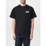 Erkek Normal Kalıp Yuvarlak Yakalı Logo Desenli Kısa Kollu Siyah T-Shirt 79GAHP10CJ01P-899