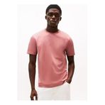 Erkek Normal Kalıp Yuvarlak Yakalı Pamuklu Kısa Kollu Pembe T-Shirt MW0MW39779-TI0