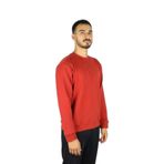 Erkek Normal Kalıp Yuvarlak Yakalı Shark Logo İşlemeli Uzun Kollu Kırmızı Sweatshirt 15311865-636