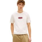 Erkek Normal Kesim Baskılı Pamuklu Kısa Kollu Krem T-Shirt MW0MW42392-Z00