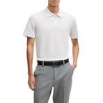 Erkek Normal Kesim Merserize Pamuklu Yazılı Logolu Kısa Kollu Beyaz Polo Yaka T-Shirt 50531402-100