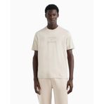 Erkek Normal Kesim Yuvarlak Yaka%100 Pamuklu Kısa Kollu Bej T-Shirt EM000780 AF12926-U1098