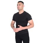 Erkek O Yaka T-SHIRT SİYAH XL